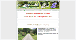 Desktop Screenshot of campinglesbouleauxoisans.com